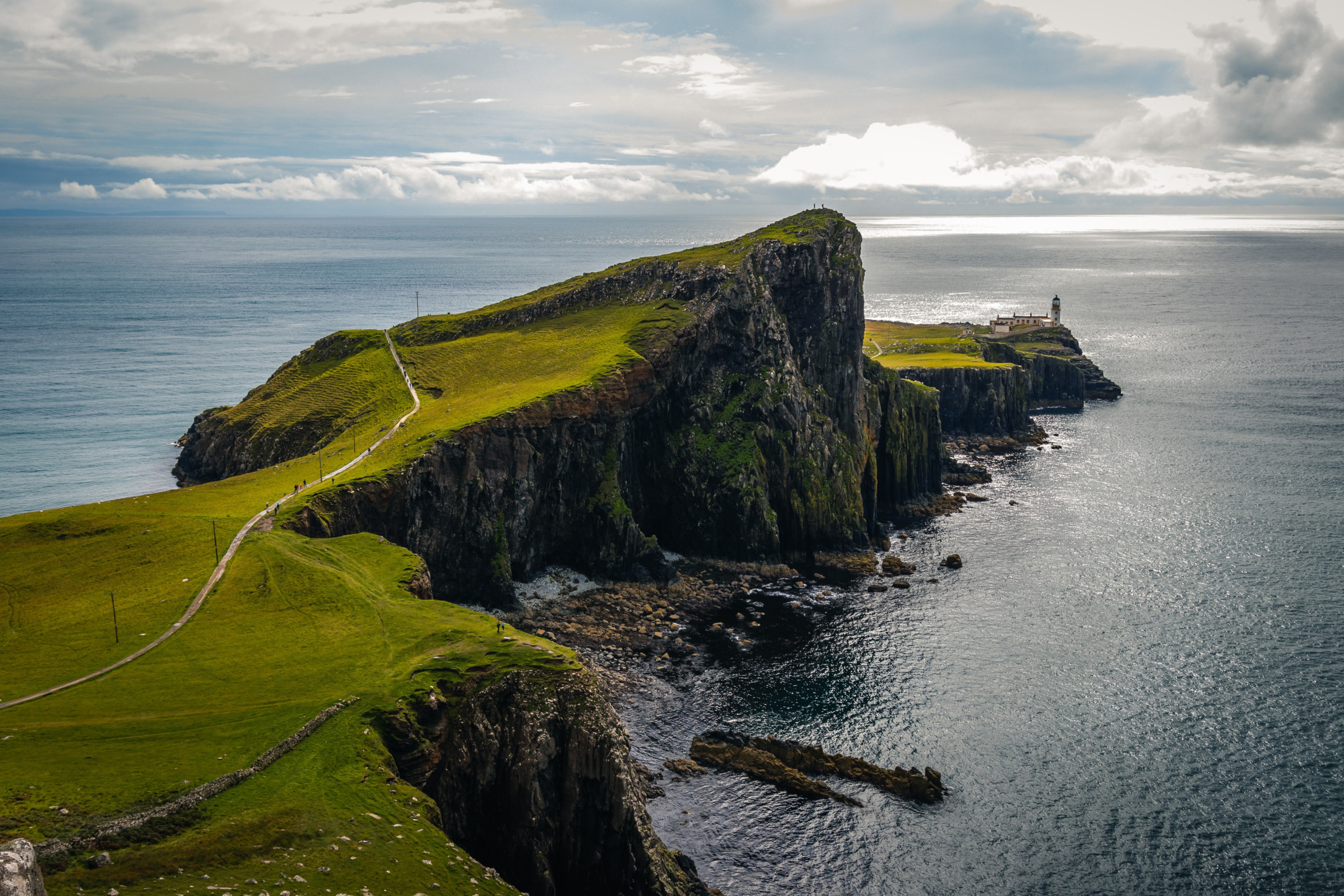 Neist Point bei Glendale (Duirinish) auf der Isle of Skye (Schottland, UK); Detektivagentur Isle of Skye (Schottland, UK), Privatdetektei Isle of Skye (Schottland, UK), Wirtschaftsdetektei Isle of Skye (Schottland, UK), Wirtschaftsdetektiv Isle of Skye (Schottland, UK)